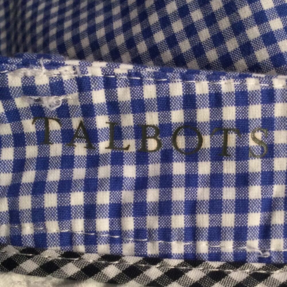 Talbots Perfect Skimmer Blue Gingham 12 - Picture 6 of 8